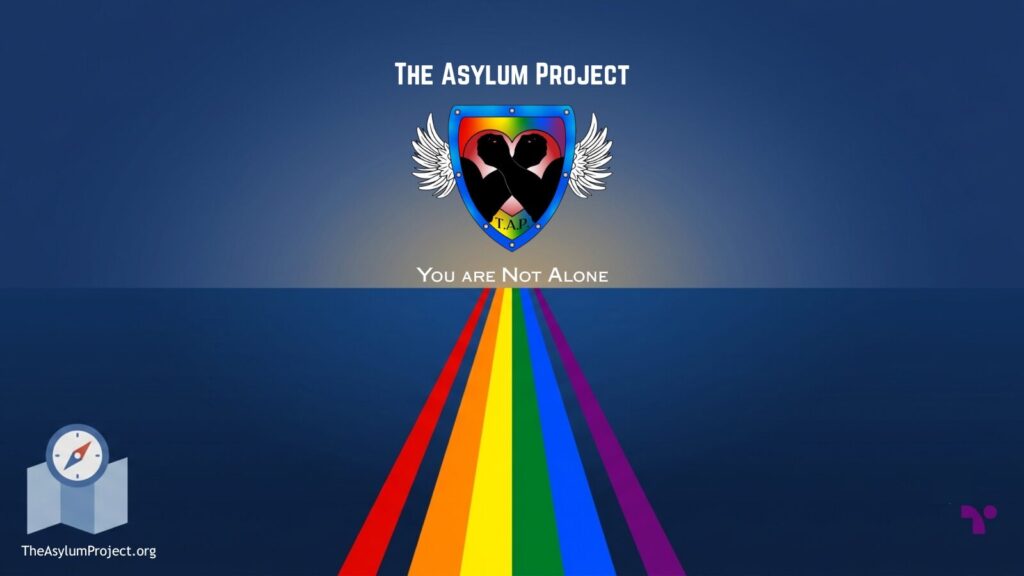 Relocation planning support graphic showing a hopeful path forward in TAP navy with a rainbow accent.